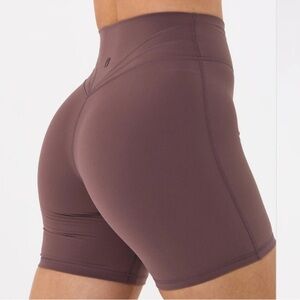 BuffBunny Brown High waisted Biker Shorts